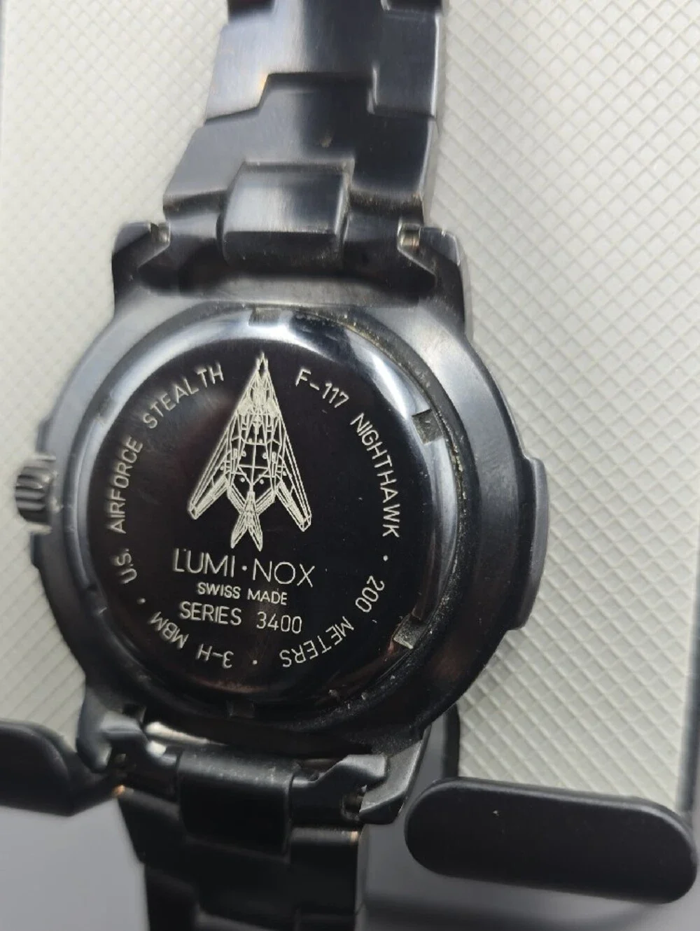 Luminox USAF Stealth F-117 Black Men's Stainless Watch